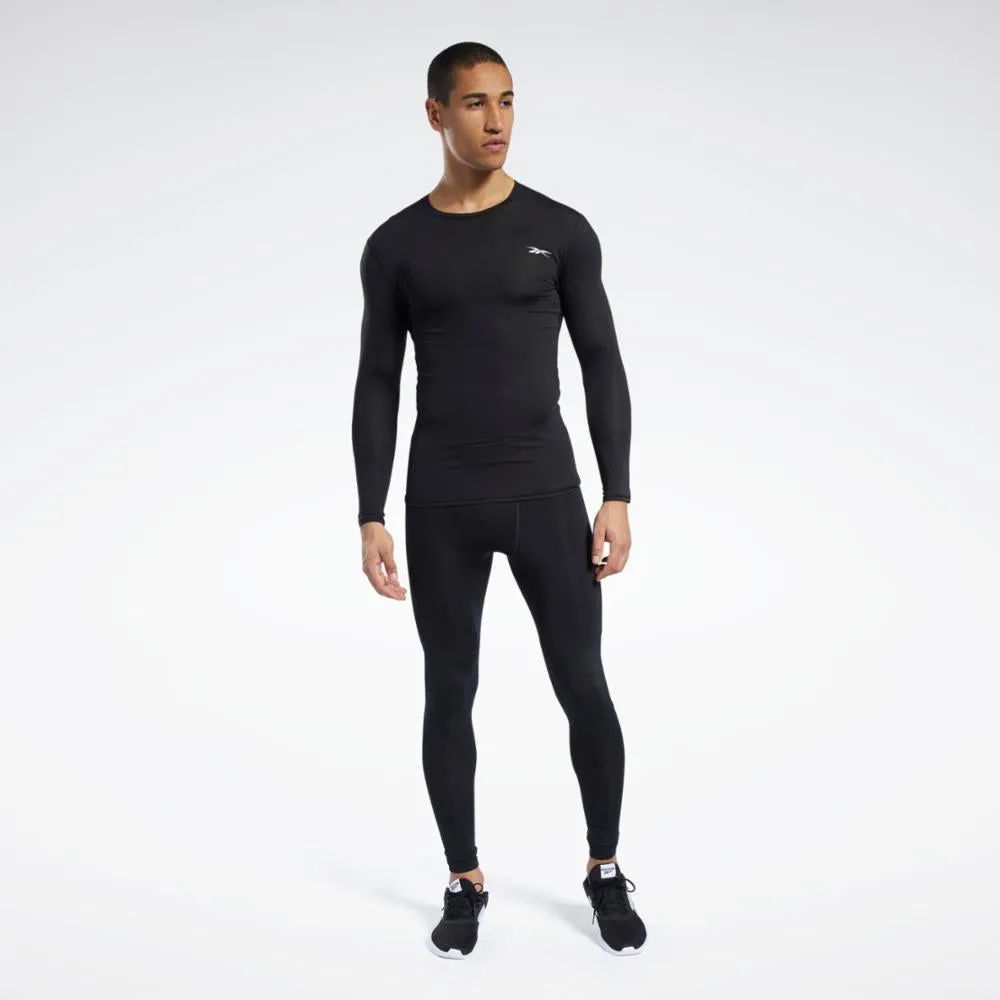 Reebok Apparel Men Workout Ready Compression Tee BLACK sold by Reebok product image thumbnail 2
