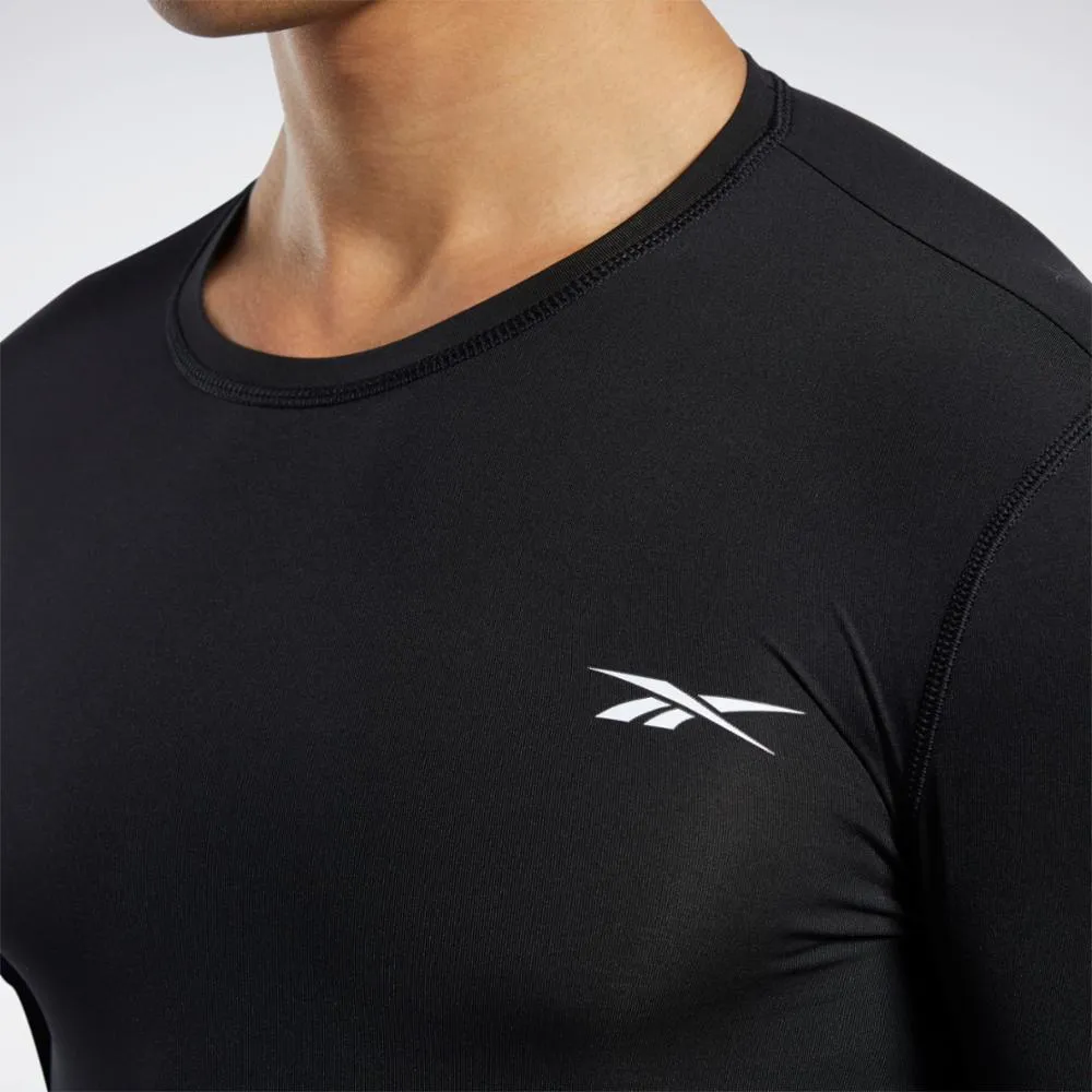 Reebok Apparel Men Workout Ready Compression Tee BLACK sold by Reebok product image thumbnail 4