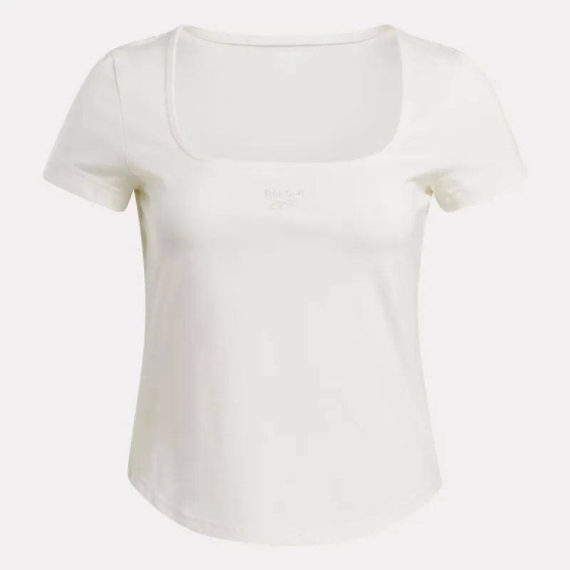 Reebok Apparel Women Classics Wardrobe Essentials T-Shirt CHALK made by Reebok