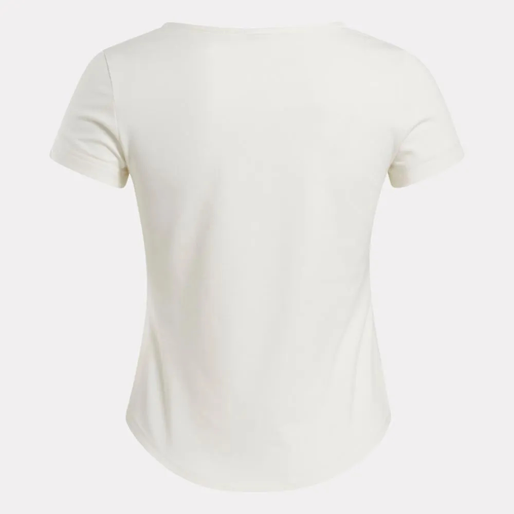 Reebok Apparel Women Classics Wardrobe Essentials T-Shirt CHALK sold by Reebok product image thumbnail 2