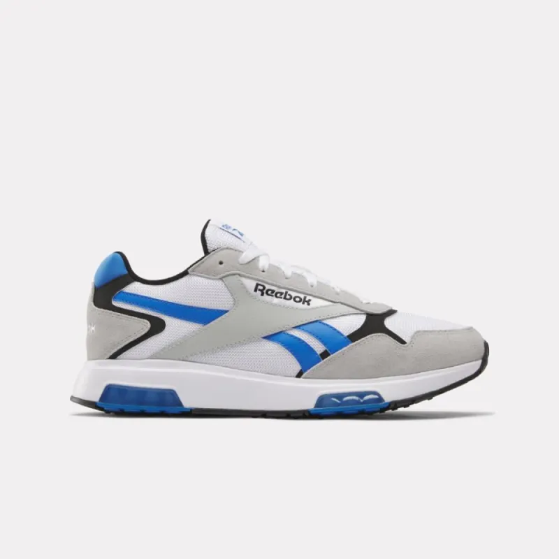 Reebok Footwear Men Reebok Glide DMX Shoes WHITE/KINETIC BLUE/GREY 1 sold by Reebok