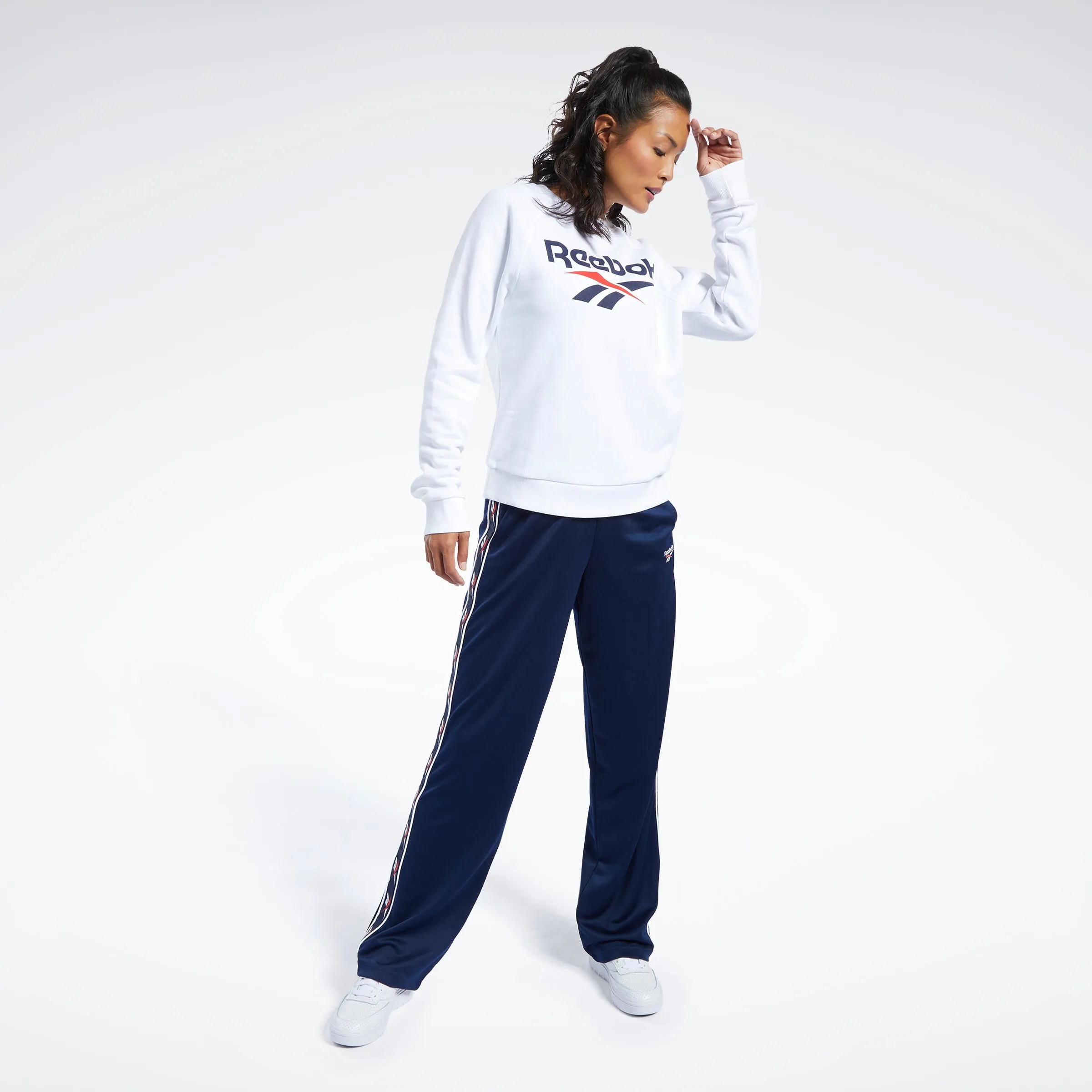 Reebok Apparel Women Classics Vector Crew Sweatshirt White sold by Reebok product image thumbnail 2