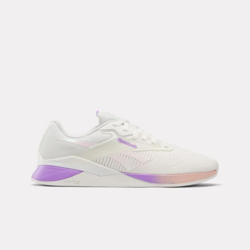 Reebok Footwear Women NANO X4 Training Shoes CHALK/WASHED CLAY/DGTL PURPLE sold by Reebok