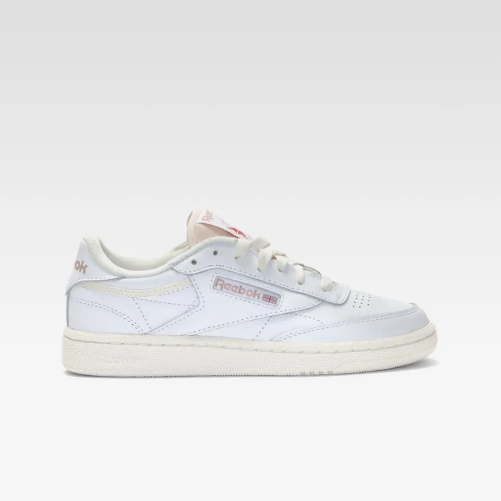 Reebok Footwear Women Club C 85 Shoes FTWWHT/CHALK/PINSTU sold by Reebok