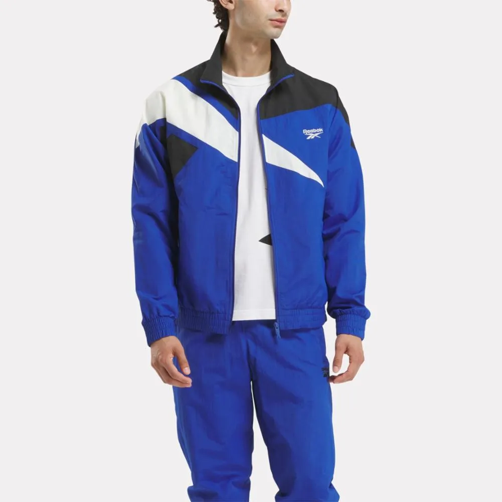 Reebok Apparel Men Classics Vector Track Jacket BOUNDLESS BLUE sold by Reebok