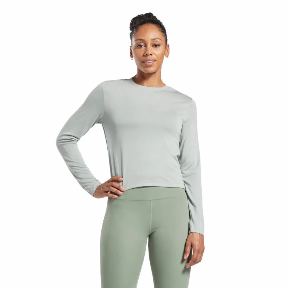 Reebok Apparel Women Activchill+Dreamblend Long-Sleeve Top SEASPR sold by Reebok