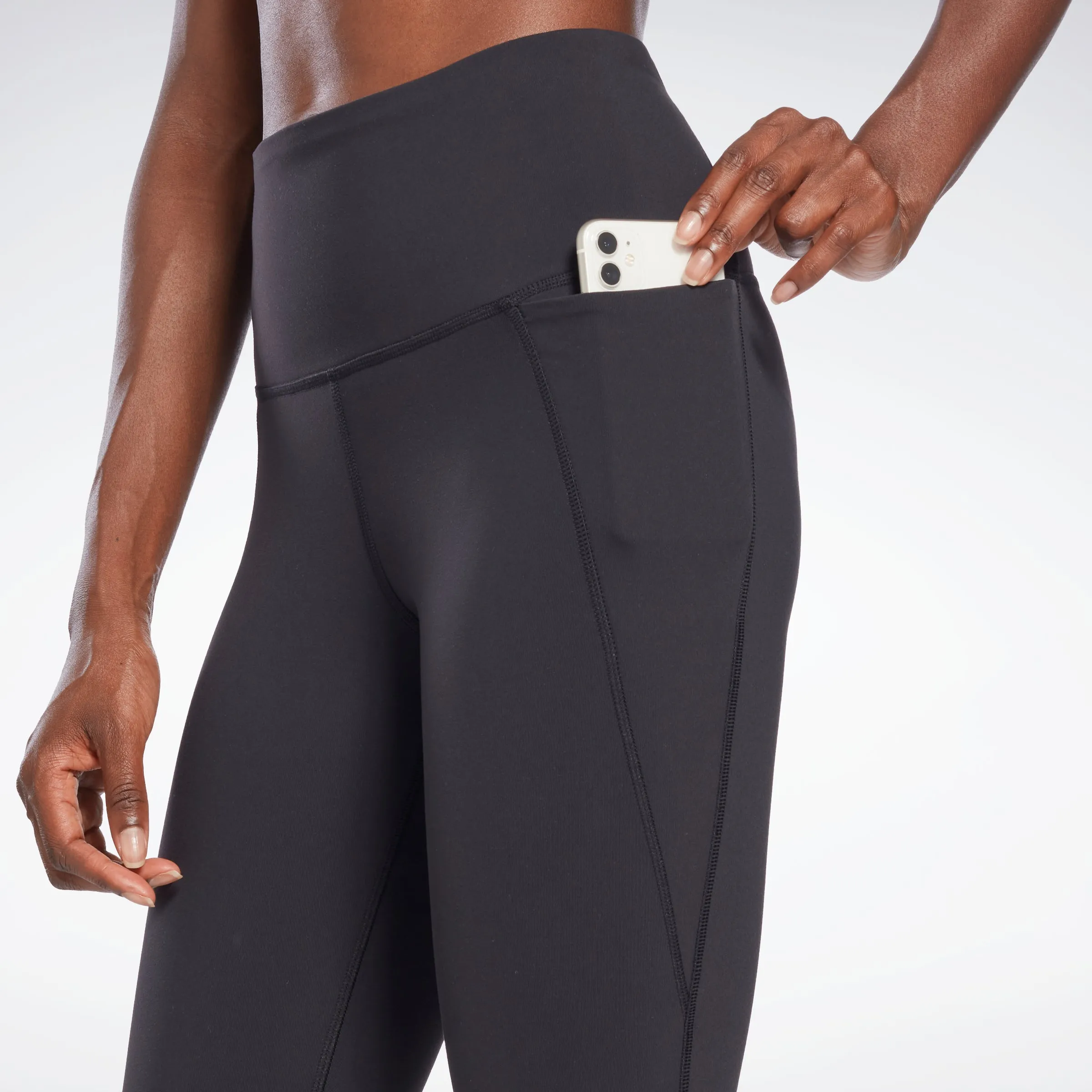 Reebok Apparel Women Lux High-Waisted Leggings Black sold by Reebok product image thumbnail 4