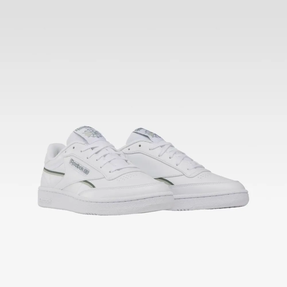 Reebok Footwear Men Club C 85 Vegan Shoes WHITE/VINGRE/TREGRE sold by Reebok product image thumbnail 2
