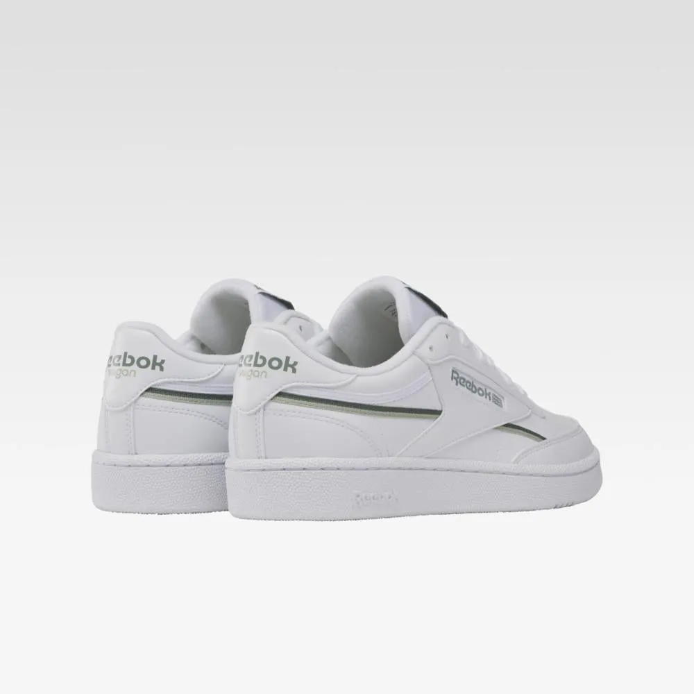 Reebok Footwear Men Club C 85 Vegan Shoes WHITE/VINGRE/TREGRE sold by Reebok product image thumbnail 3