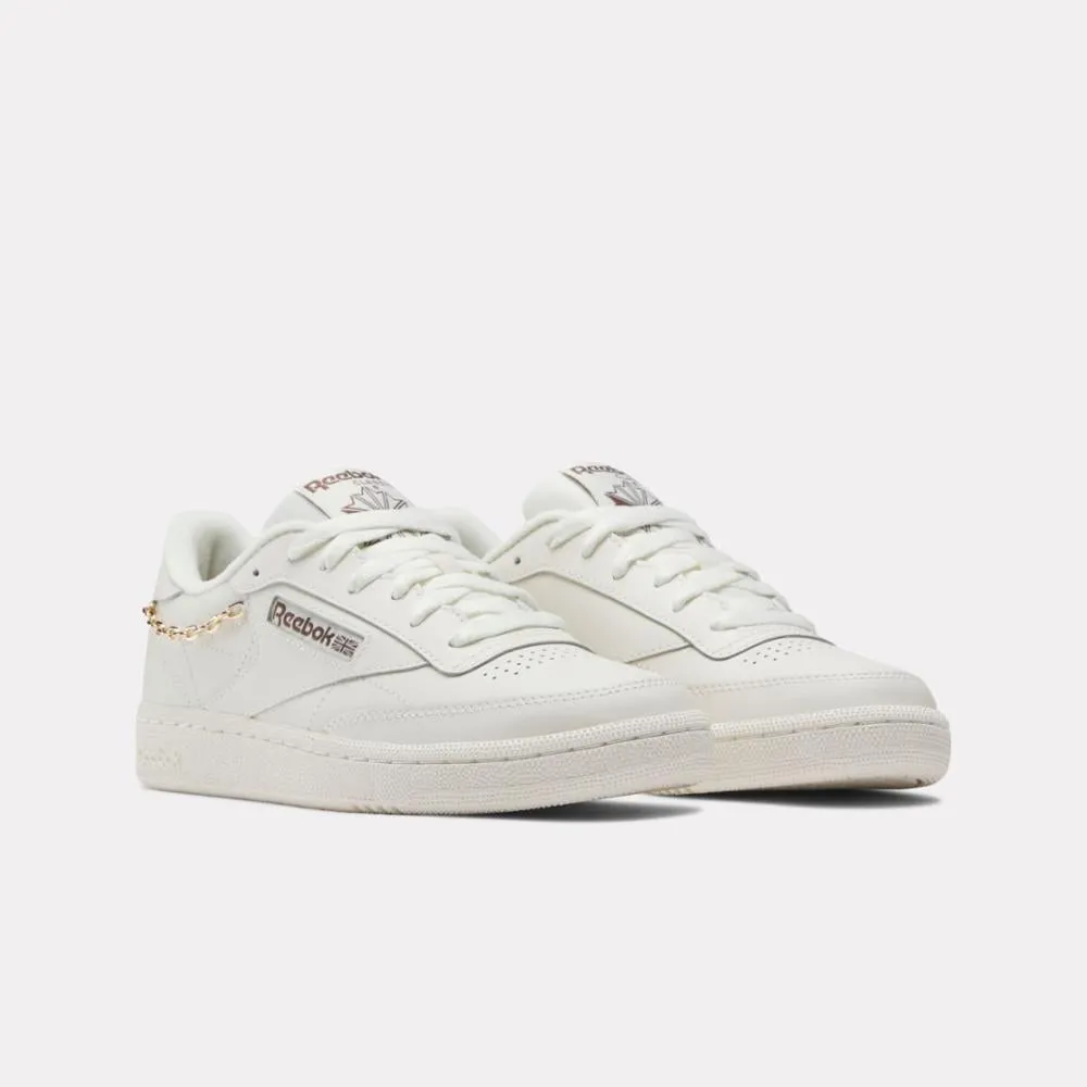 Reebok Footwear Women Club C 85 Women's Shoes CHALK/MAH/GOLDMT sold by Reebok product image thumbnail 2