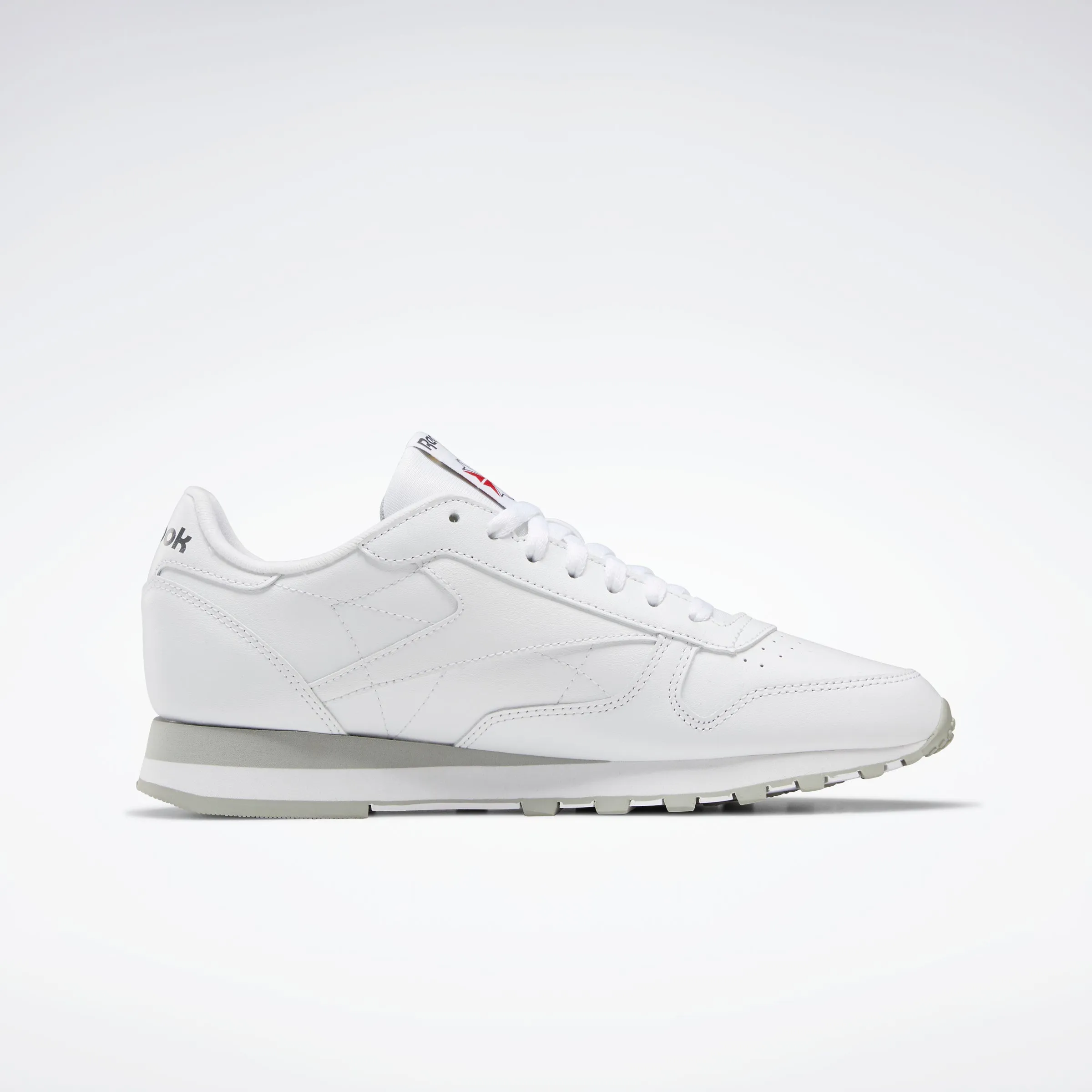 Reebok Footwear Men Classic Leather Shoes Ftwwht/Pugry3/Purgry sold by Reebok product image thumbnail 2