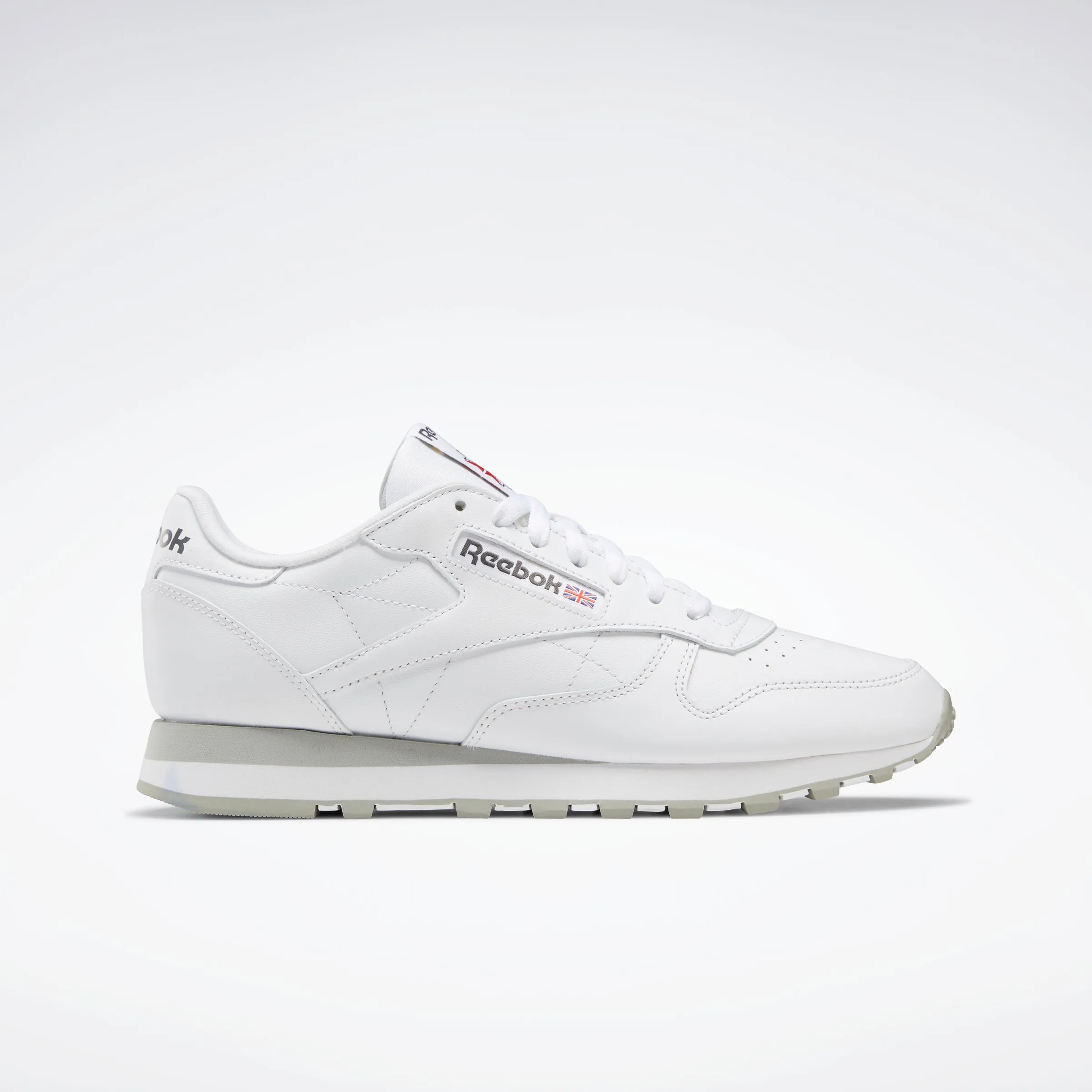 Reebok Footwear Men Classic Leather Shoes Ftwwht/Pugry3/Purgry sold by Reebok