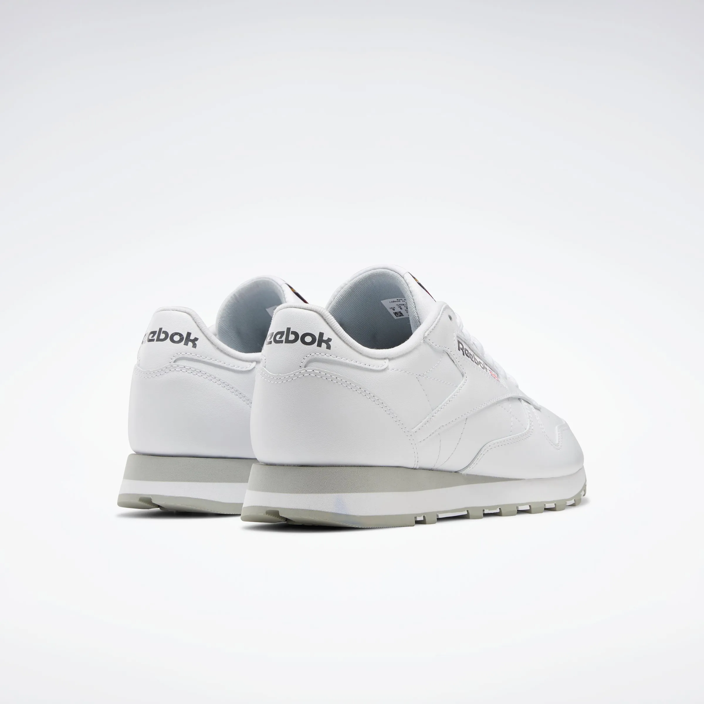 Reebok Footwear Men Classic Leather Shoes Ftwwht/Pugry3/Purgry sold by Reebok product image thumbnail 4