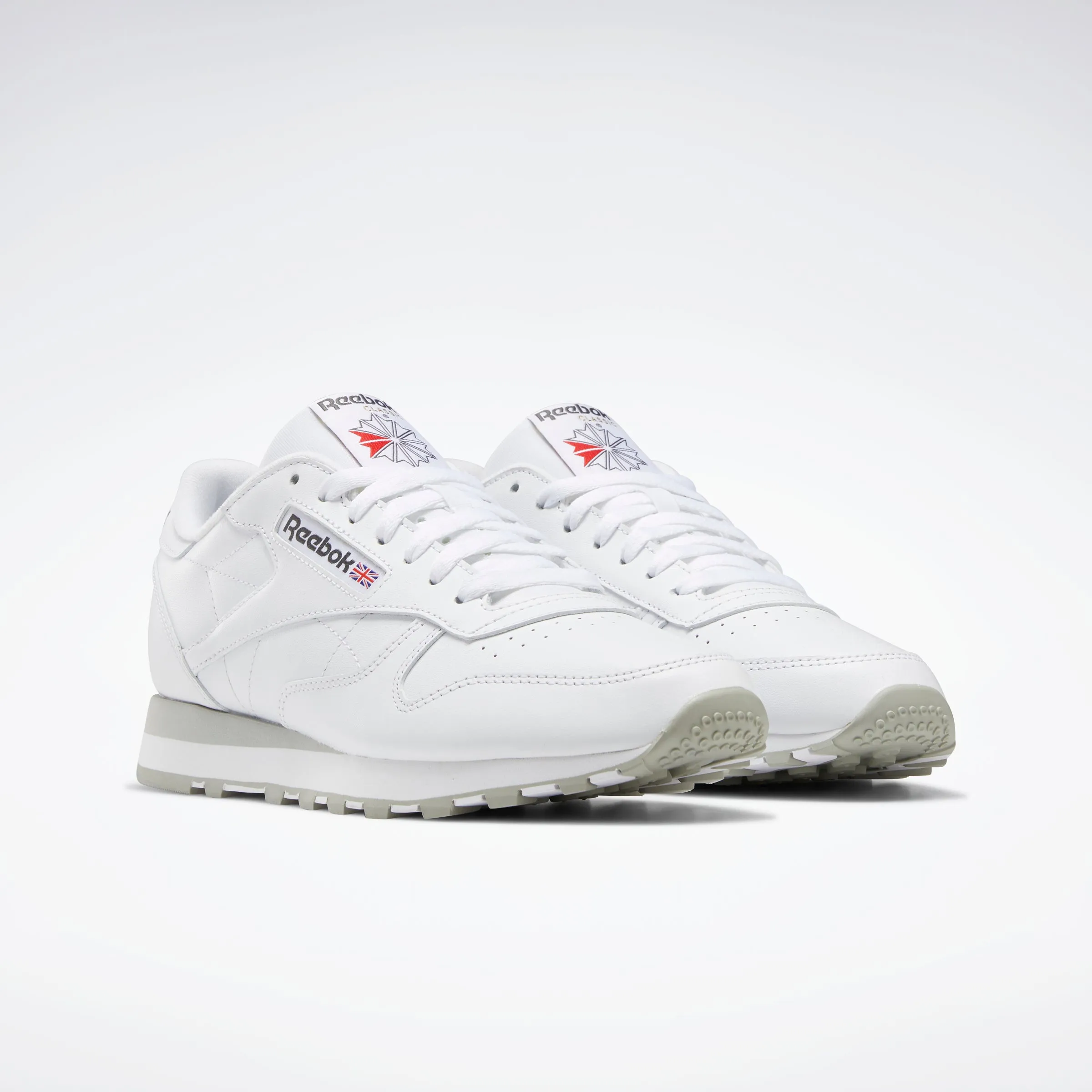 Reebok Footwear Men Classic Leather Shoes Ftwwht/Pugry3/Purgry sold by Reebok product image thumbnail 3