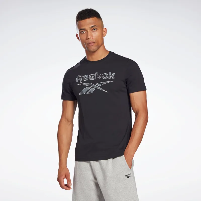 Reebok Apparel Men Reebok Identity Big Logo T-Shirt Black sold by Reebok