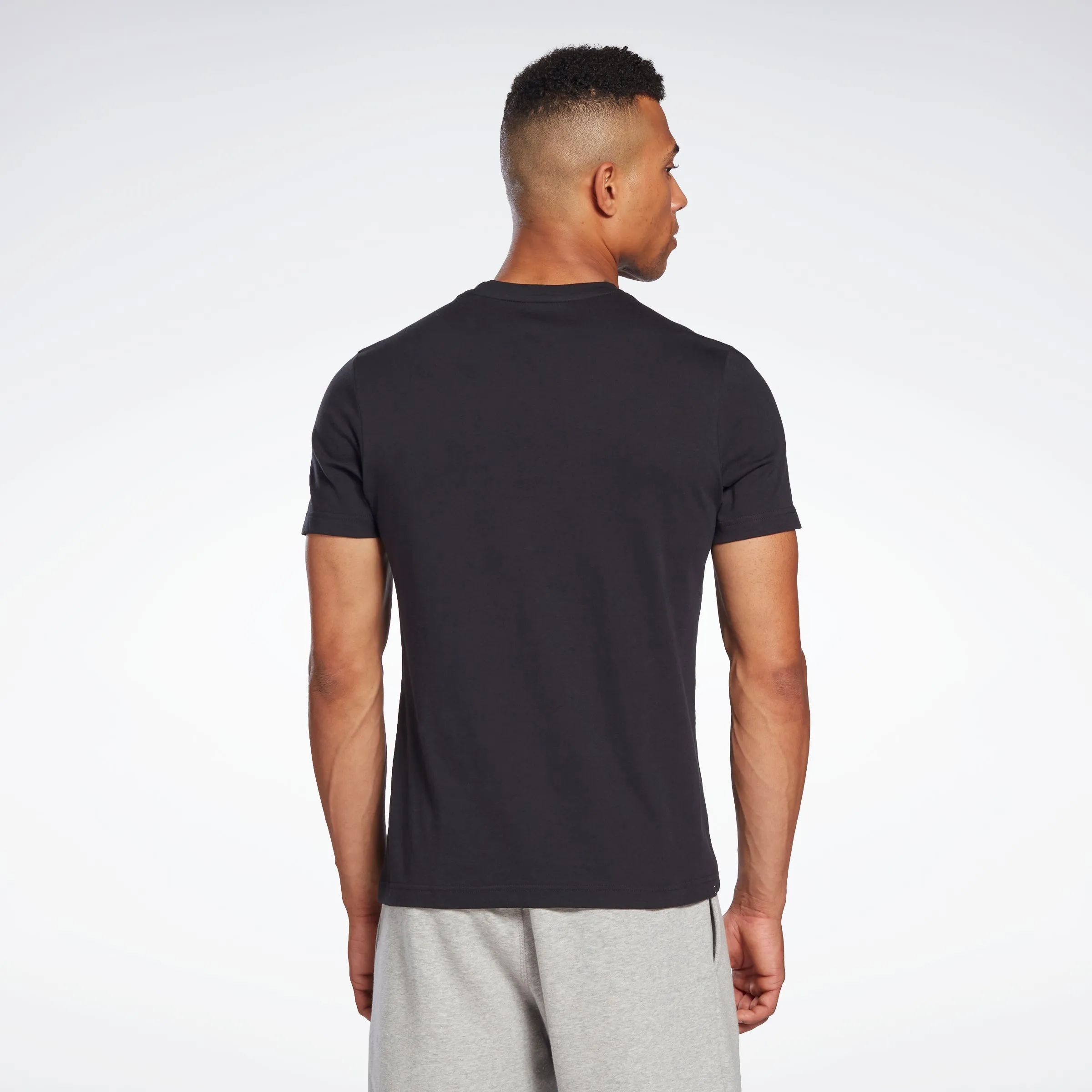 Reebok Apparel Men Reebok Identity Big Logo T-Shirt Black sold by Reebok product image thumbnail 3