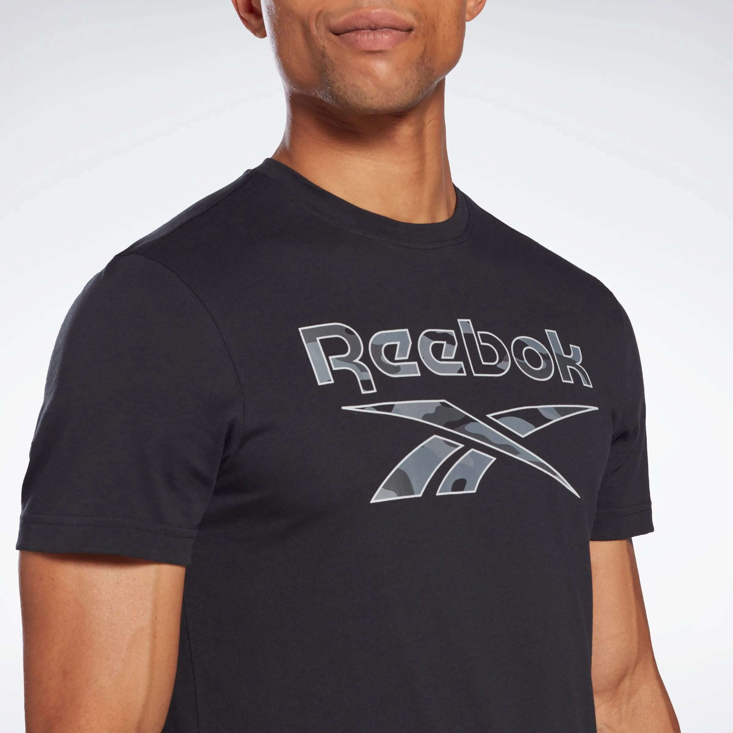 Reebok Apparel Men Reebok Identity Big Logo T-Shirt Black sold by Reebok product image thumbnail 4