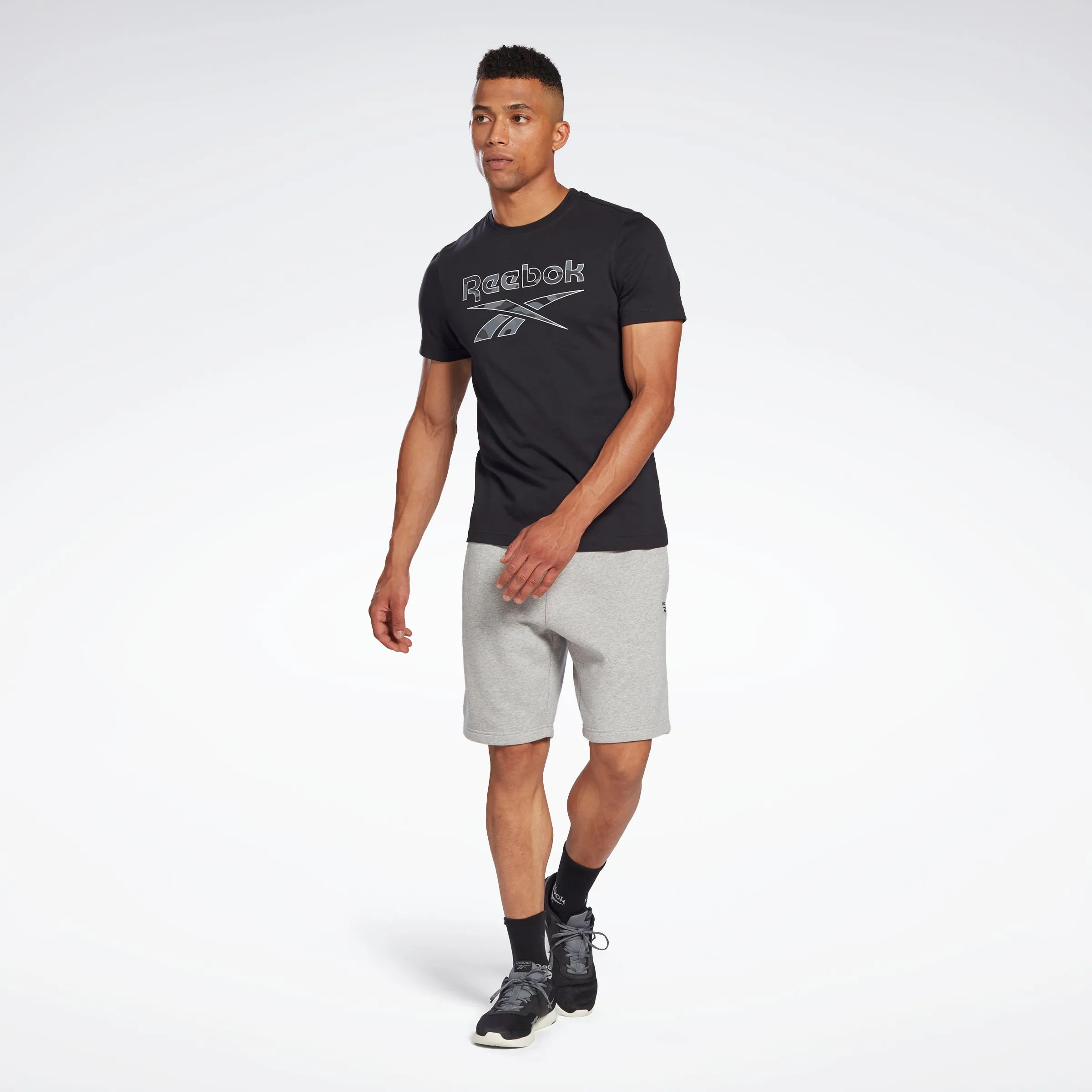 Reebok Apparel Men Reebok Identity Big Logo T-Shirt Black sold by Reebok product image thumbnail 2
