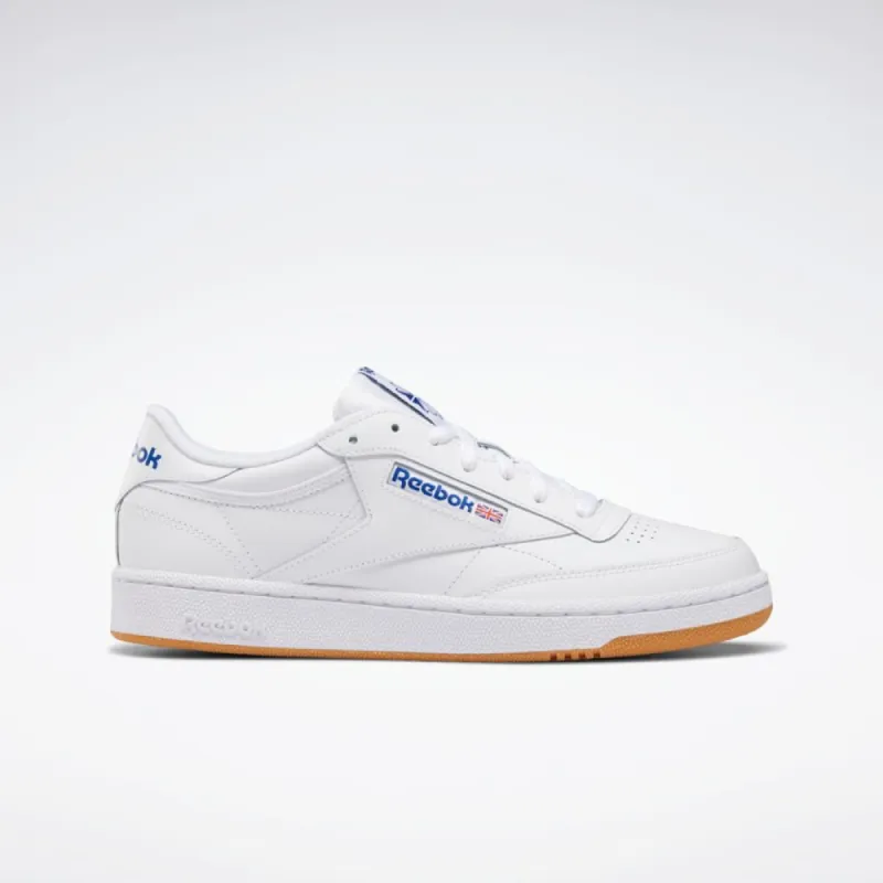 Reebok Footwear Men CLUB C 85 INT-WHT/ROYAL-GUM sold by Reebok