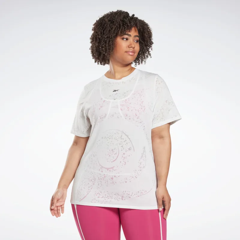 Reebok Apparel Women Burnout T-Shirt (Plus Size) White sold by Reebok