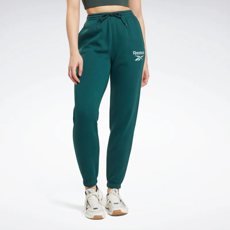 Reebok Apparel Women Reebok Identity Logo Fleece Joggers Forgrn sold by Reebok