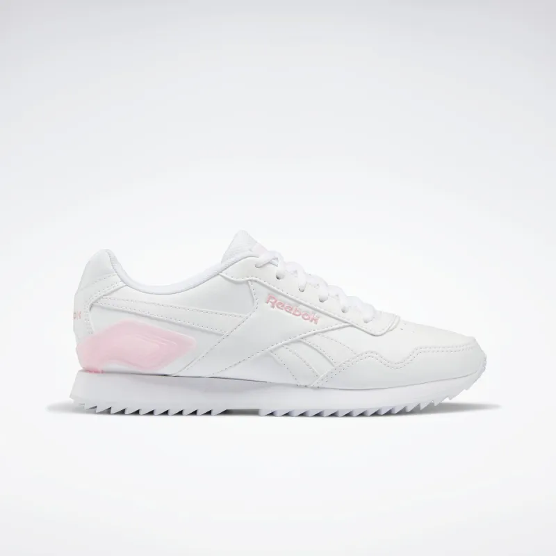 Reebok Footwear Women Royal Glide Ripple Clip Shoes Ftwwht/Pnkglw/Ftwwht sold by Reebok
