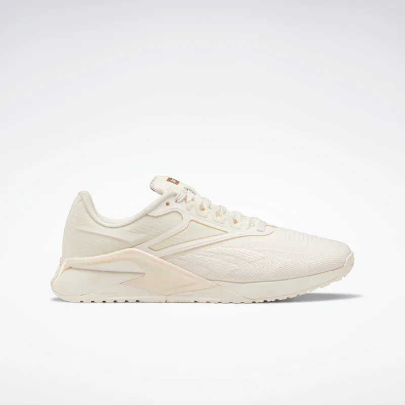 Reebok Footwear Women Reebok Nano X2 Shoes Chalk/Chalk/Rosgol sold by Reebok
