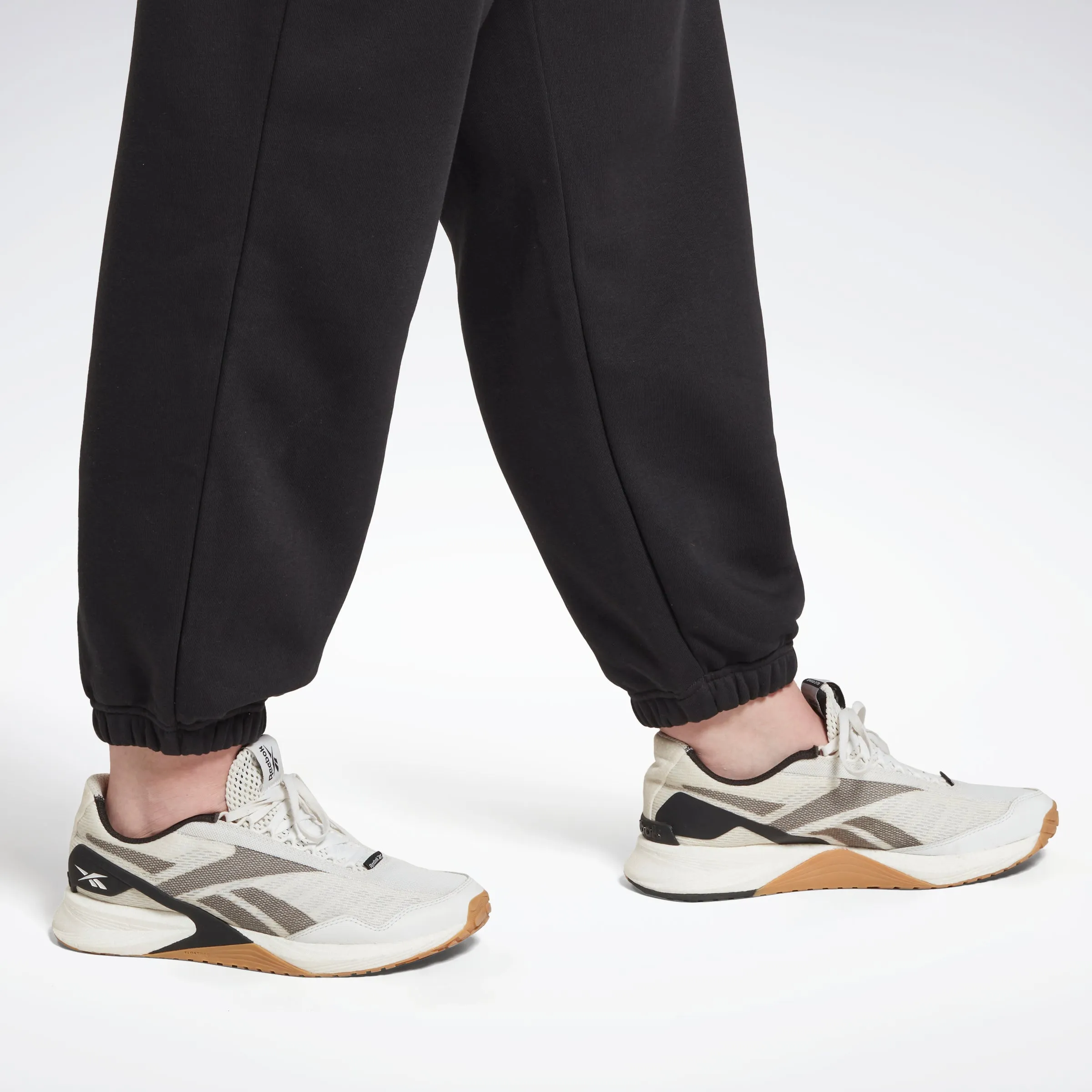 Reebok Apparel Women Reebok Identity Logo Fleece Joggers (Plus Size) Black sold by Reebok product image thumbnail 3