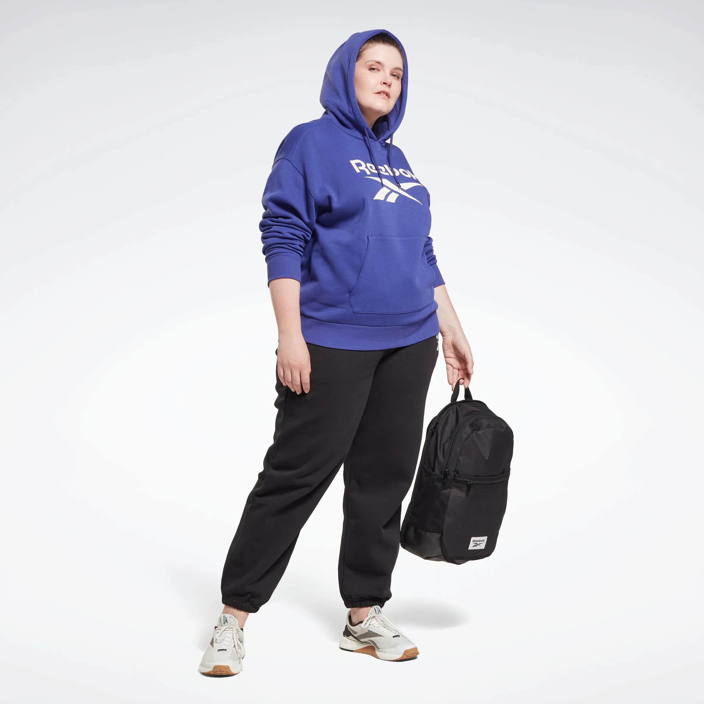 Reebok Apparel Women Reebok Identity Logo Fleece Joggers (Plus Size) Black sold by Reebok