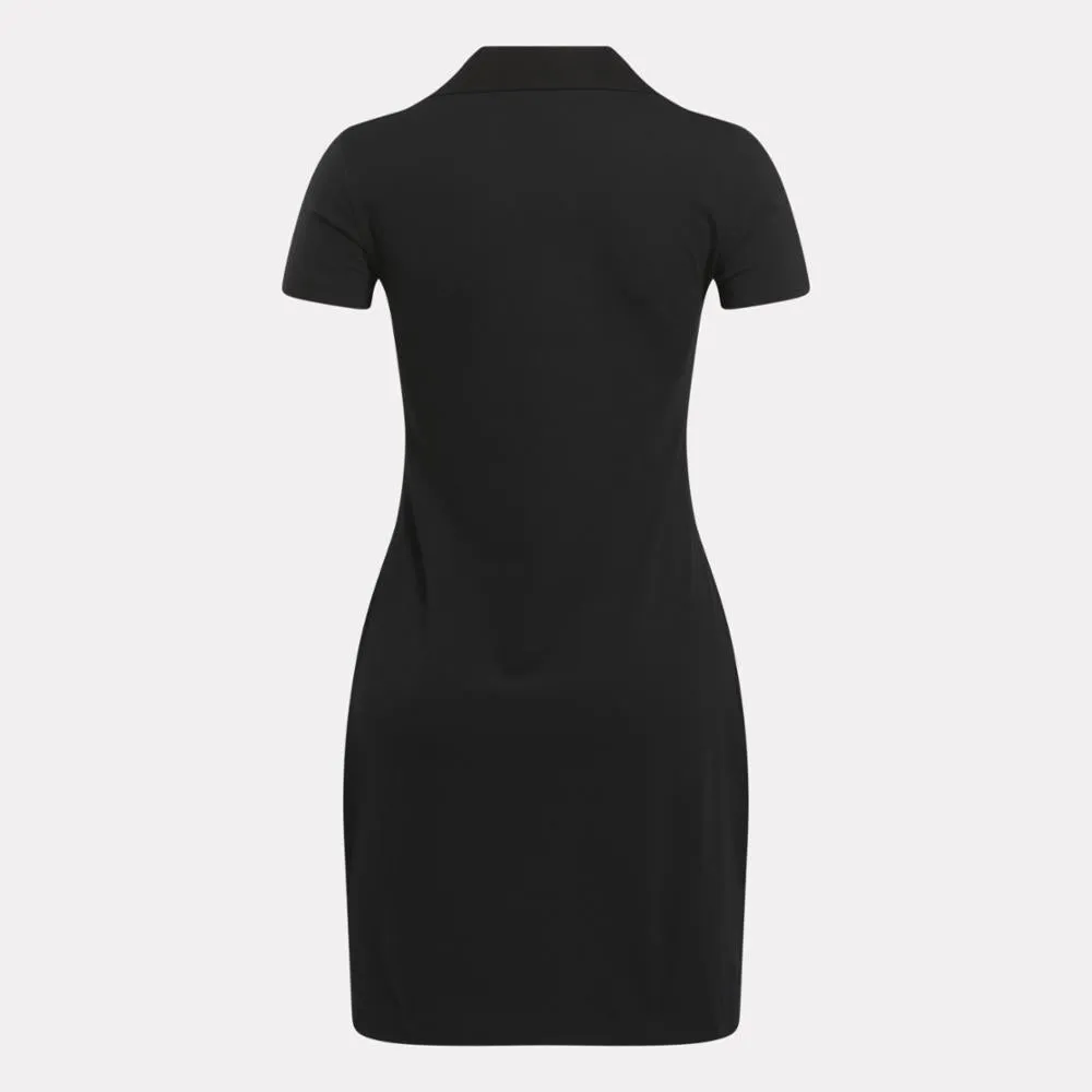 Reebok Apparel Women Classics Archive Essentials Polo Dress BLACK sold by Reebok product image thumbnail 2