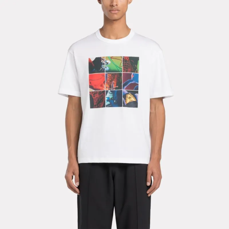 Reebok Apparel Men Above The Rim Collage T-Shirt WHITE sold by Reebok