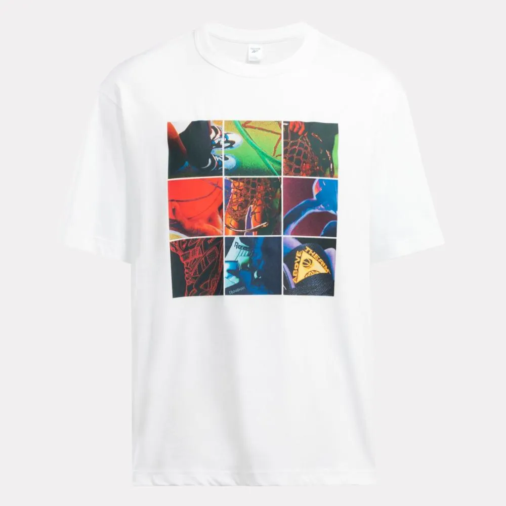 Reebok Apparel Men Above The Rim Collage T-Shirt WHITE sold by Reebok product image thumbnail 5