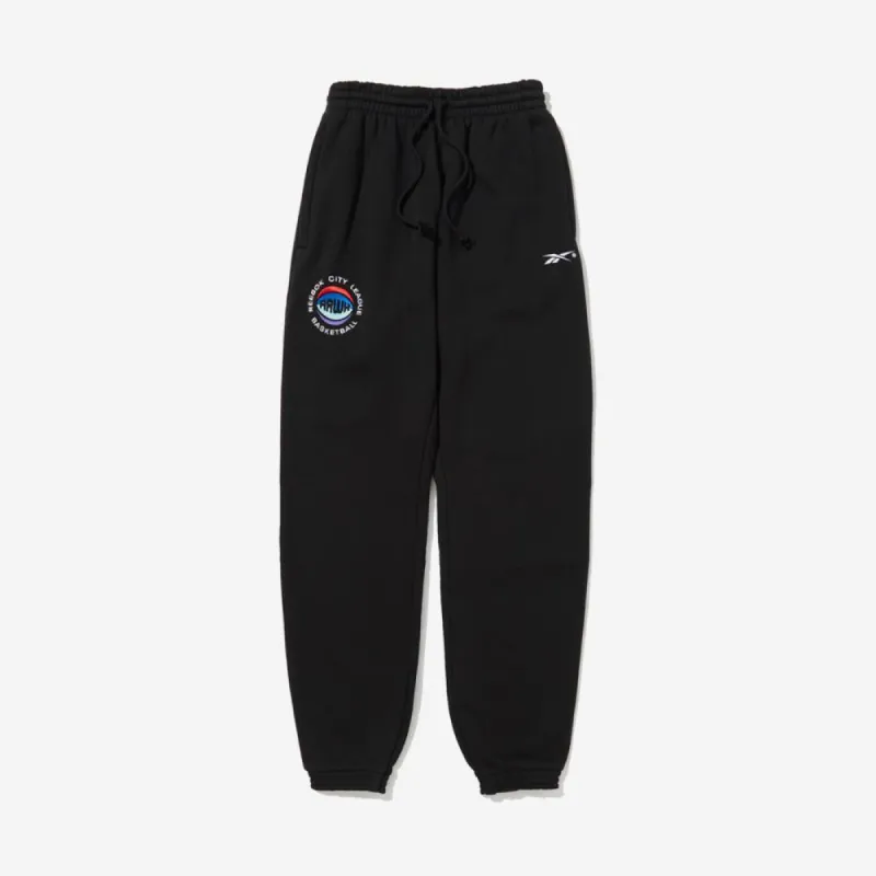 Reebok Apparel Men Basketball City League Fleece Pants BLACK sold by Reebok