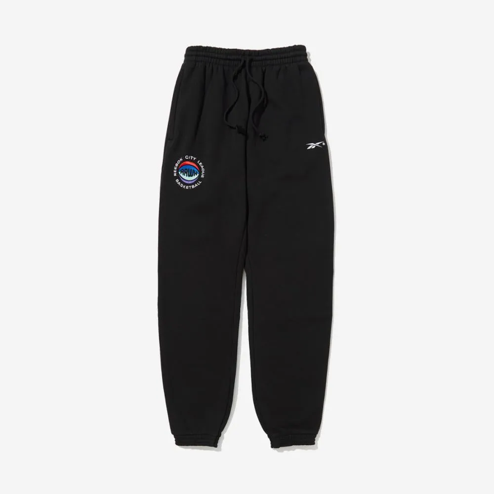Reebok Apparel Men Basketball City League Fleece Pants BLACK sold by Reebok