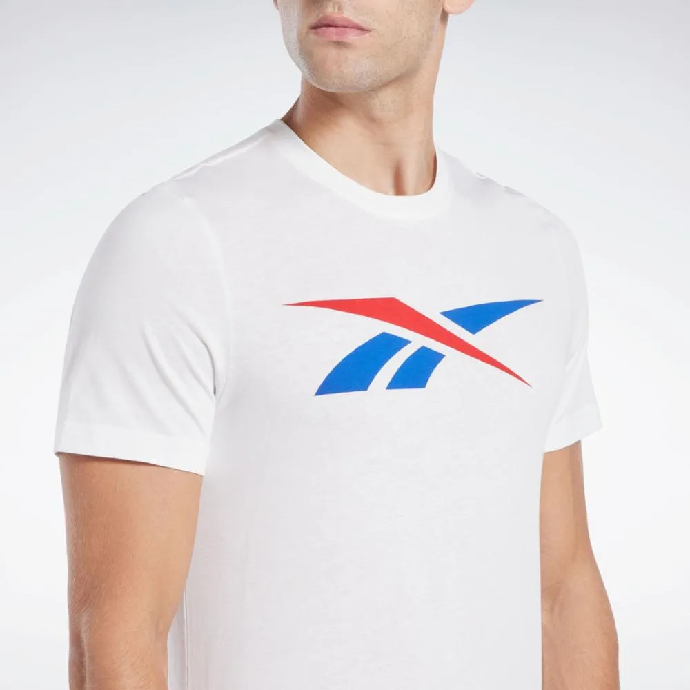 Reebok Apparel Men Reebok Graphic Series Vector T-Shirt WHITE/VECTOR RED/VECTOR BLUE sold by Reebok product image thumbnail 4