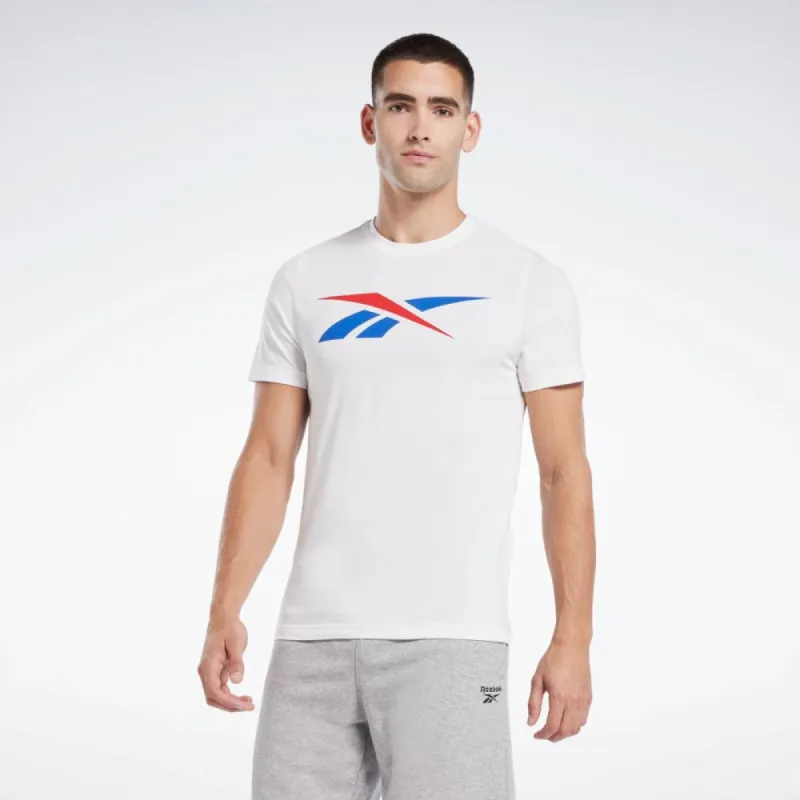 Reebok Apparel Men Reebok Graphic Series Vector T-Shirt WHITE/VECTOR RED/VECTOR BLUE sold by Reebok