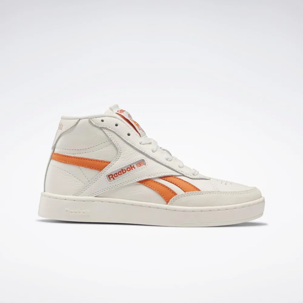 Reebok Footwear Women CLUB C FORM HI SHOES CHALK/PEAFUZ/BURORA sold by Reebok