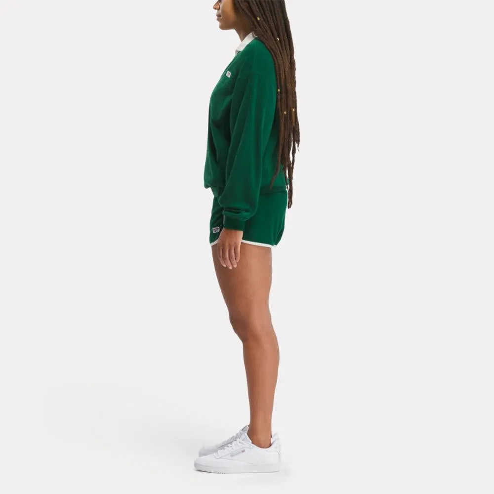 Reebok Apparel Women Classics Court Sport Cover-Up DRKGRN sold by Reebok product image thumbnail 2