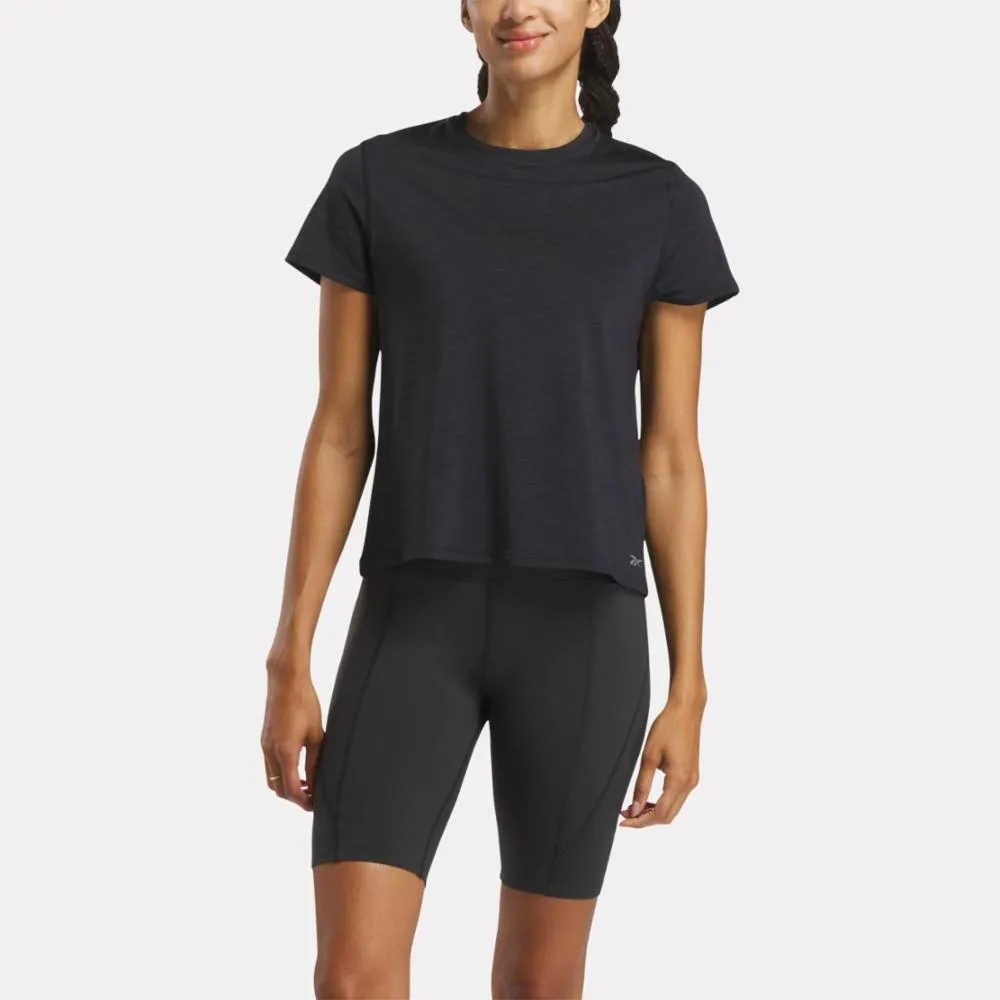 Reebok Apparel Women RBK-CHILL Athletic T-Shirt BLACK sold by Reebok