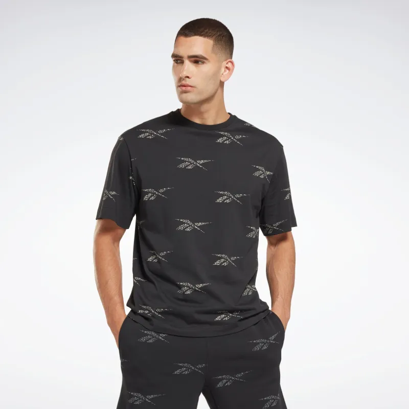 Reebok Apparel Men Reebok Identity Vector T-Shirt Black sold by Reebok