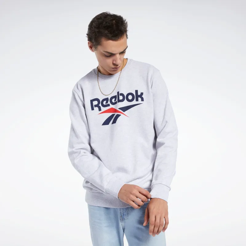 Reebok Apparel Men Classics Vector Crew Sweatshirt Lgreyh sold by Reebok