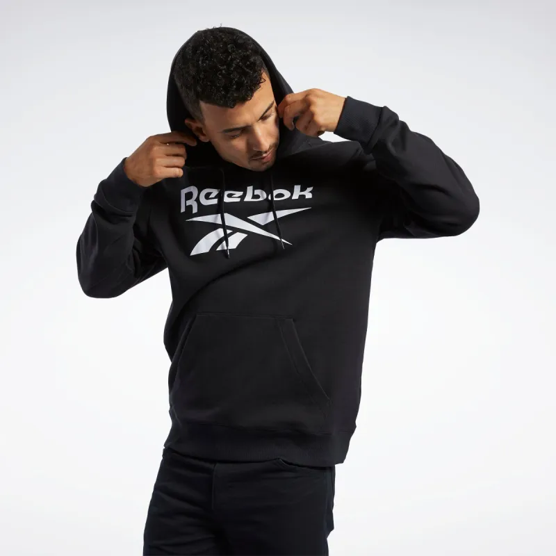 Reebok Apparel Men Classics Vector Hoodie Black sold by Reebok