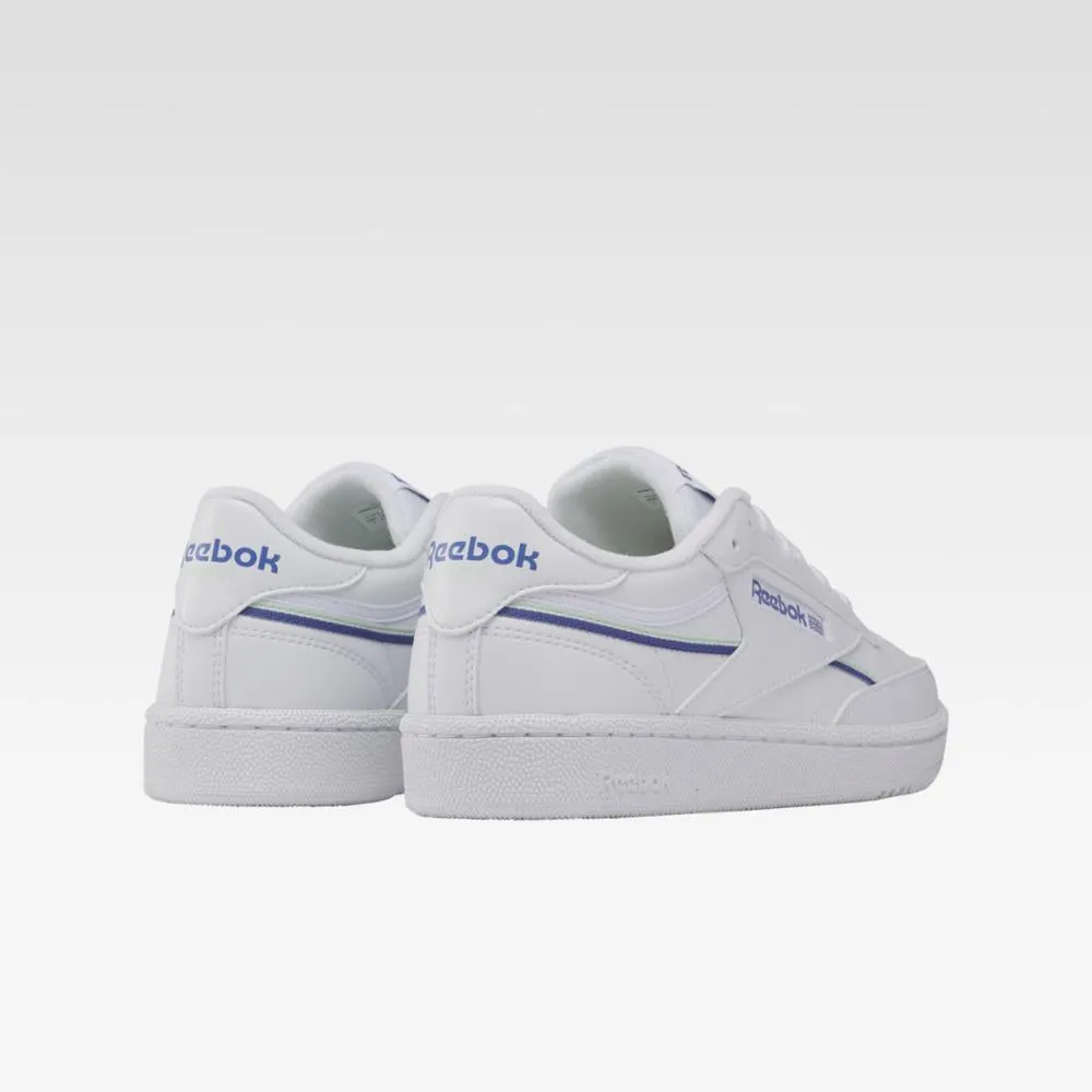 Reebok Footwear Women Club C 85 Vegan Shoes WHITE/STEPUR/AQUDUS sold by Reebok product image thumbnail 2