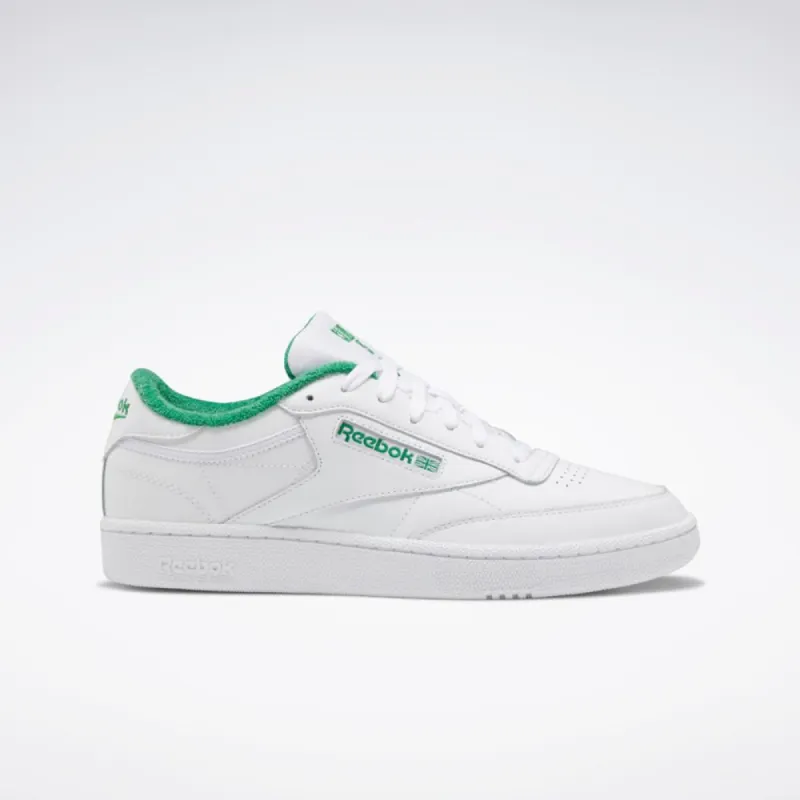 Reebok Footwear Men Club C 85 FTWWHT/GLEGRN/SOACYE sold by Reebok