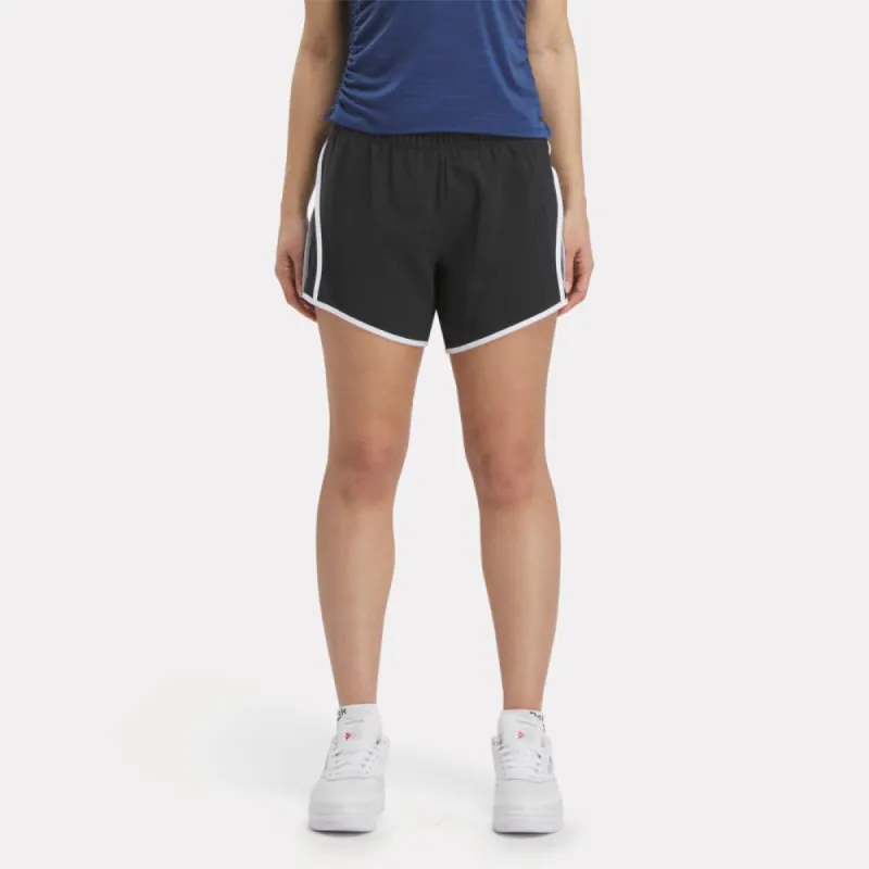 Reebok Apparel Women ID Train Woven Shorts NIGHT BLACK sold by Reebok