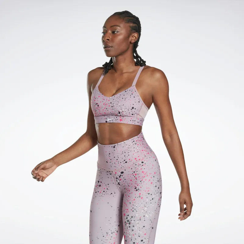 Reebok Apparel Women Lux Multi-Colored Speckle Strappy Bra Inflil sold by Reebok
