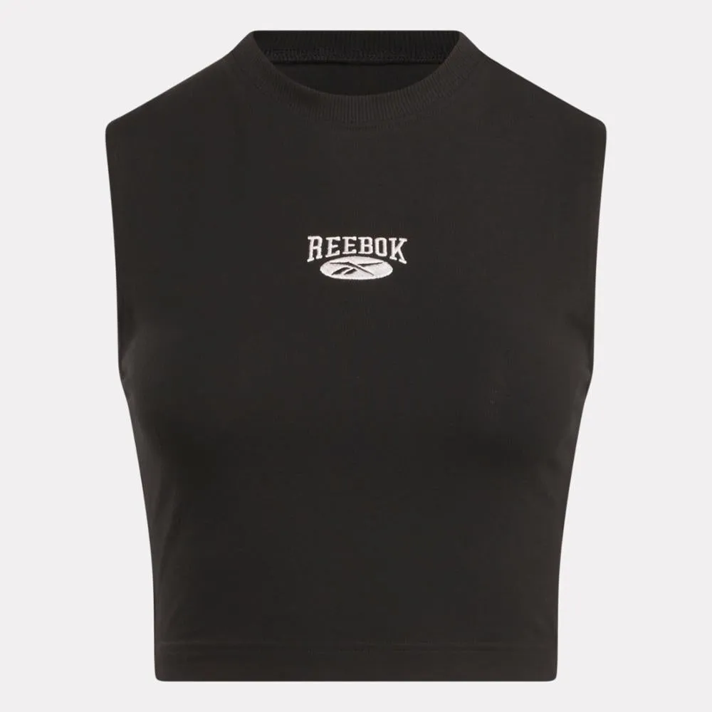 Reebok Apparel Women Classics Archive Essentials Vintage Tank Top BLACK sold by Reebok product image thumbnail 4