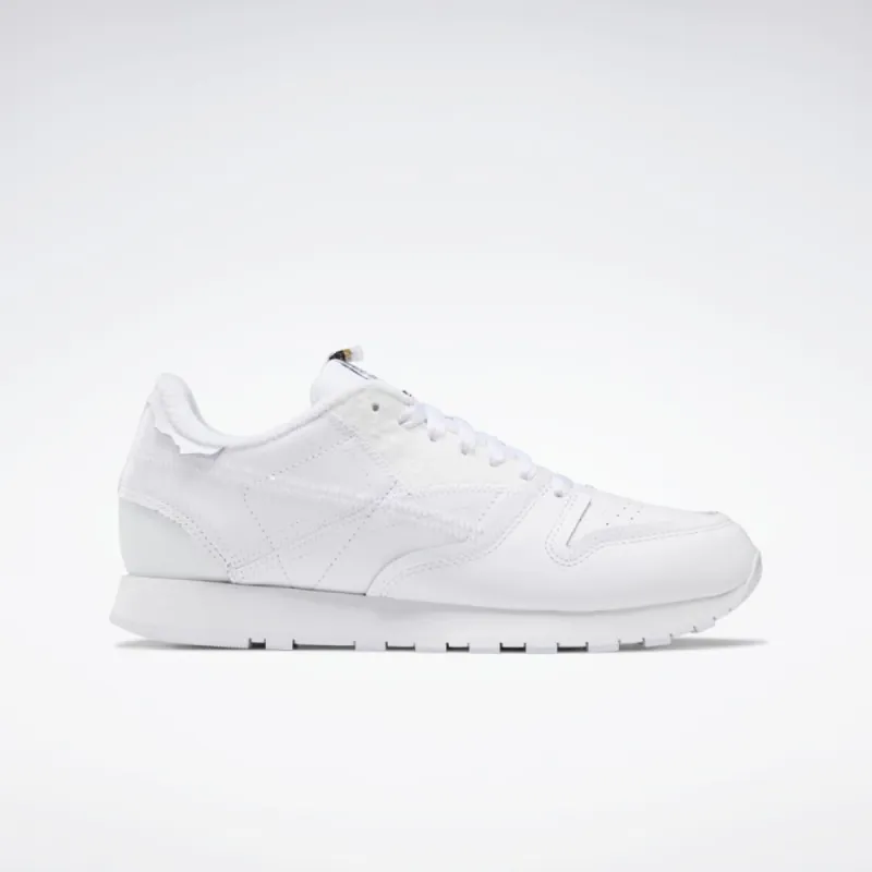 Reebok Footwear Men Maison Margiela Project 0 Classic Leather Shoes FTWWHT/BLACK/FTWWHT sold by Reebok