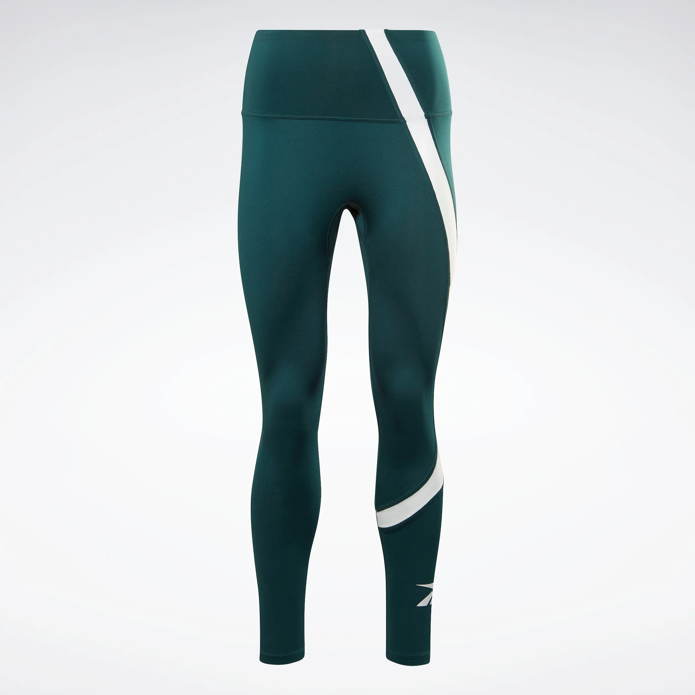Reebok Apparel Women Workout Ready Vector Leggings Forgrn sold by Reebok