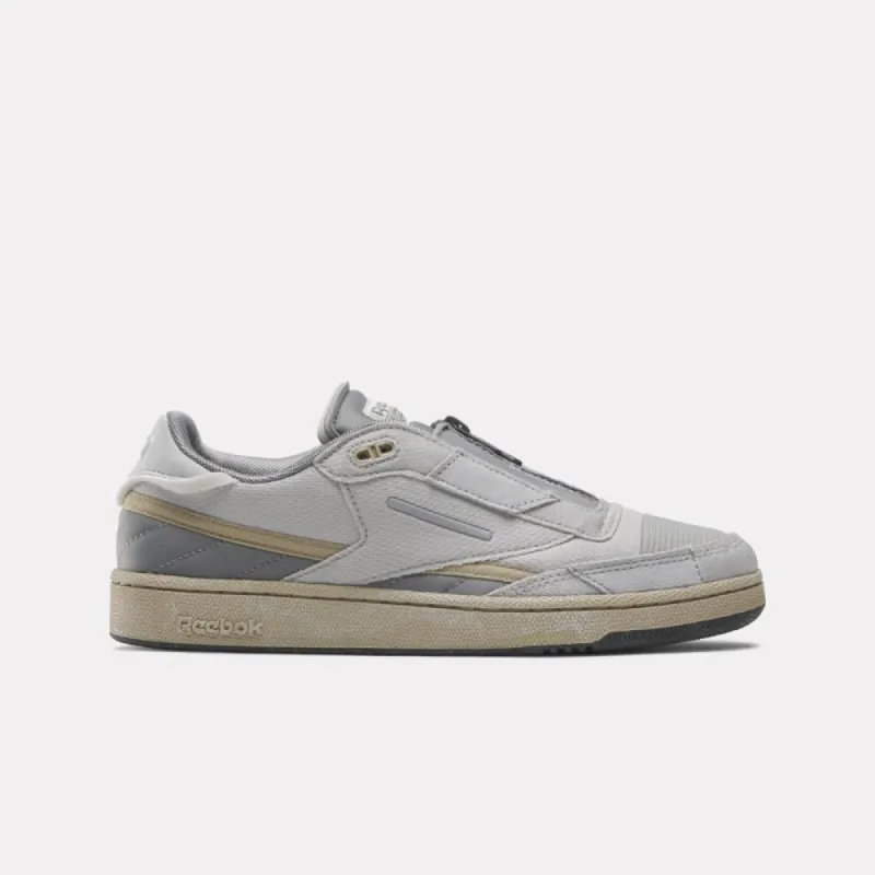 Reebok Footwear Men Reebok x NASA Club C 85 Zip Shoes GREY/GREY/TAN sold by Reebok